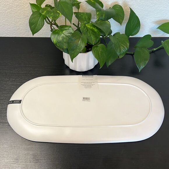 Rae Dunn Melamine SNACK TIME. Large Platter - NWT - Picture 6 of 6